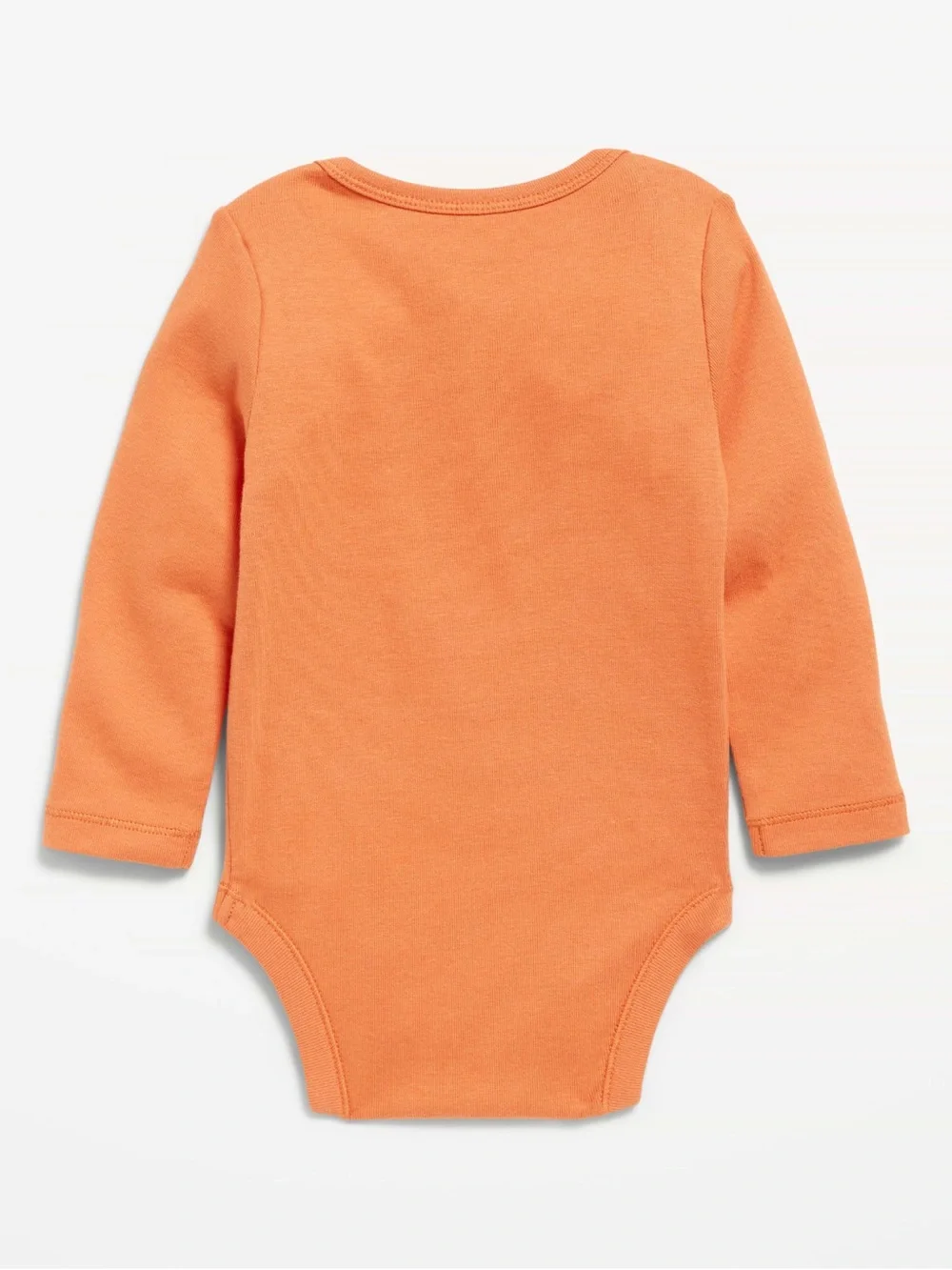 Old Navy Baby tBodysuit Onesie in Orange with Ghost Print